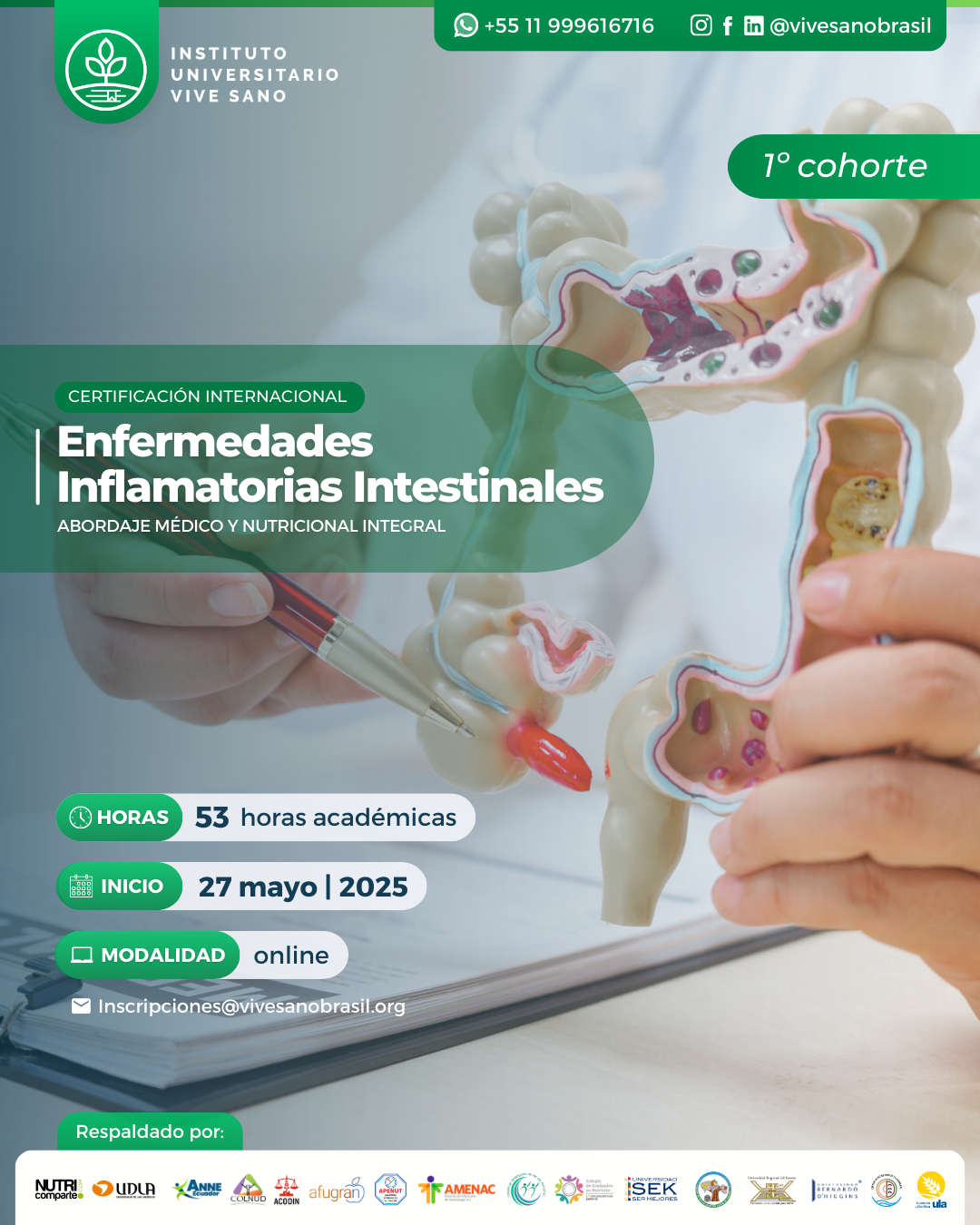 Afiche - Certificación Internacional Enfermedades Inflamatorias Intestinales - E1C1