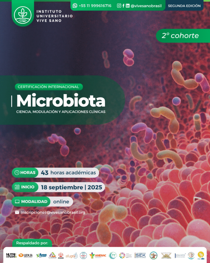 Afiche - Certificación Internacional en Microbiota E2C2