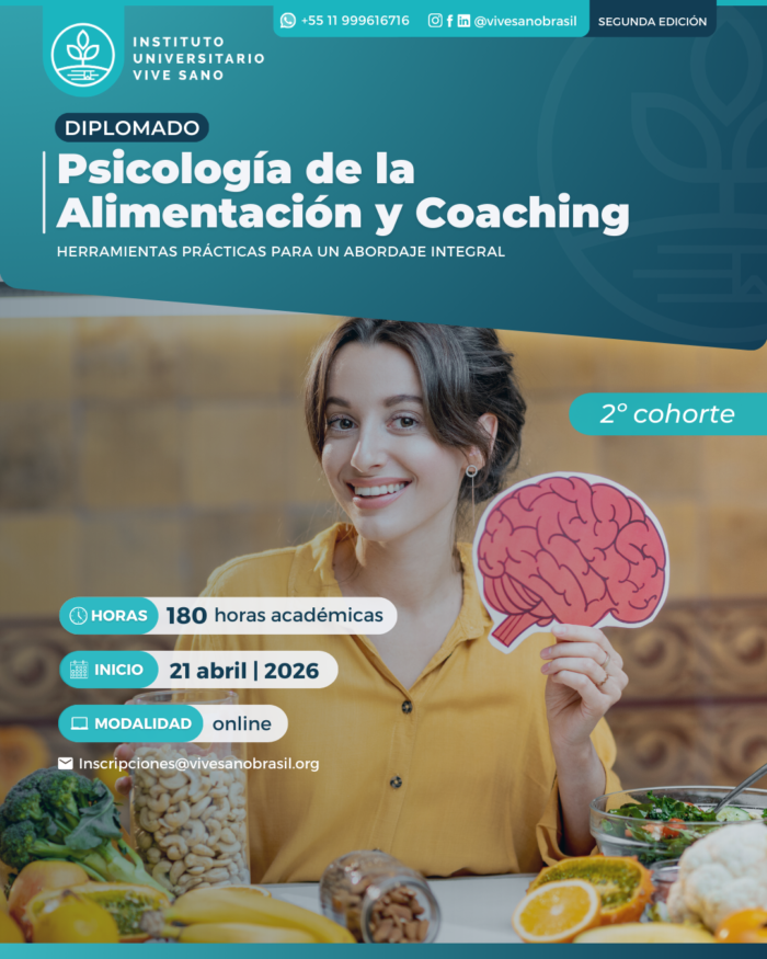 Afiche - Diplomado en Psicología de la Alimentación y Coaching - E2C2